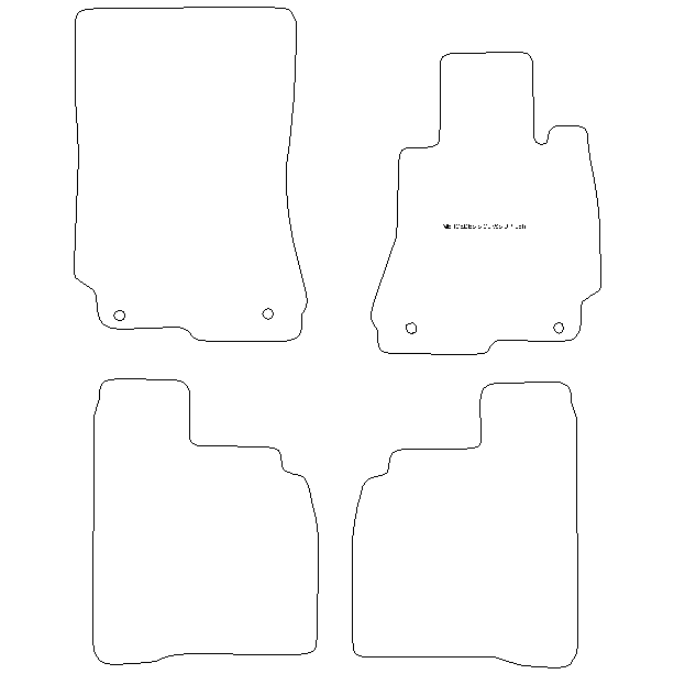 Mercedes S Class W221 LWB or CL Car Mats