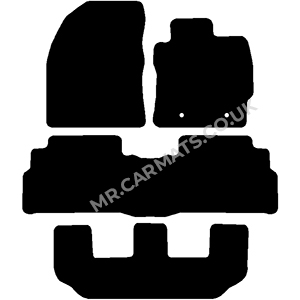Toyota Verso 7 Seat Car Mats (2009-2013)