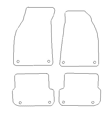 Audi S6 MK C6 Car Mats